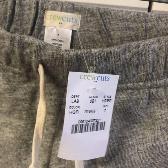 🆕 Crewcuts Size 7 Grey Heather Shorts - Picture 3 of 5